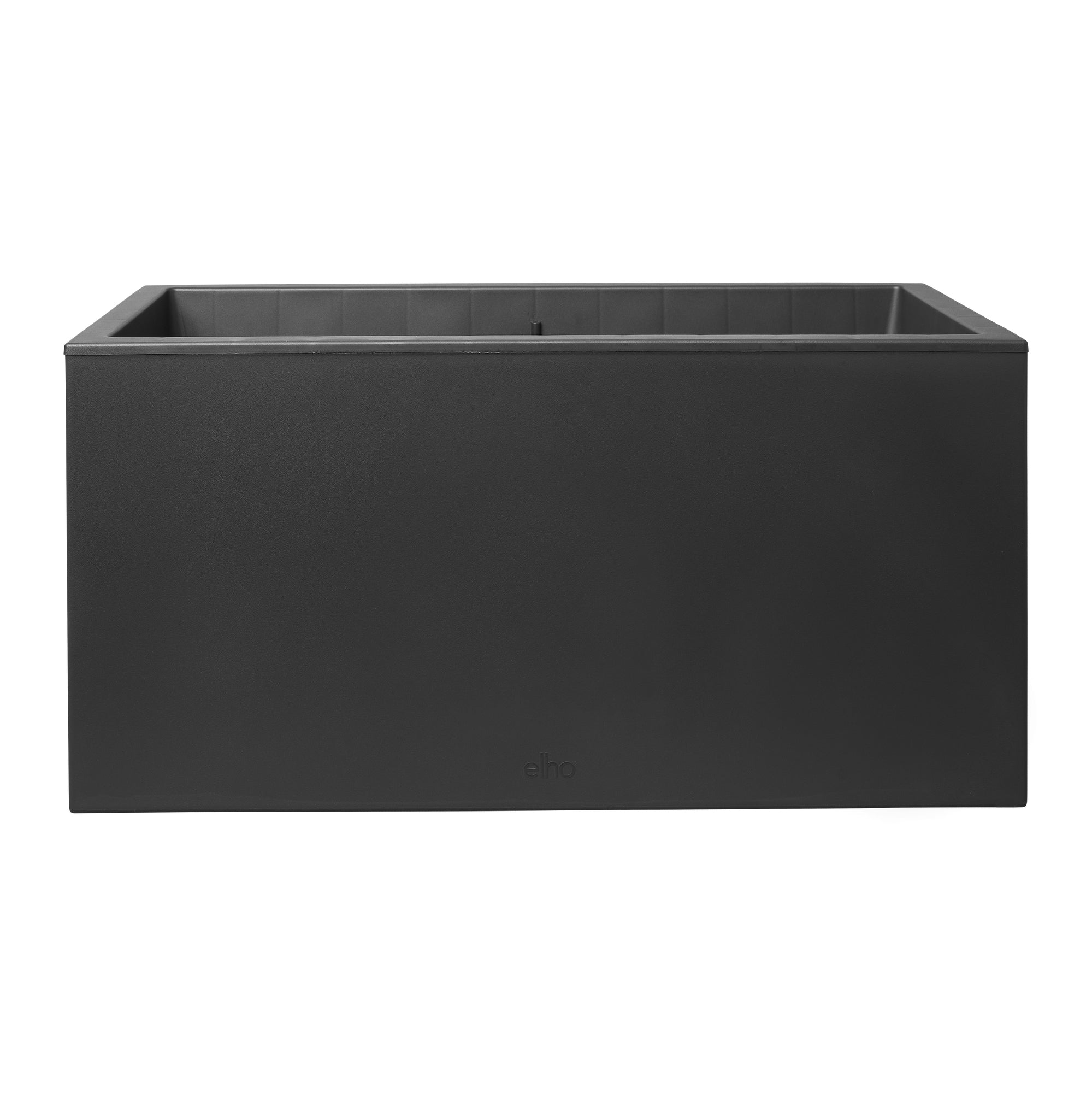 elho Vivo Next Lang 60 Pflanzkasten – 27 l – Recycling-Kunststoff, Schwarz
