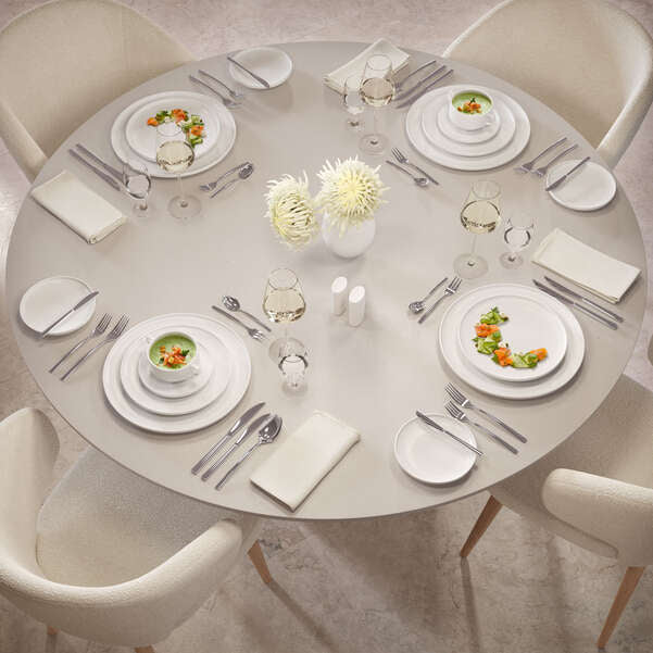 Villeroy & Boch Afina Brot- & Butterteller – Ø 17,1 cm, Porzellan, Weiss