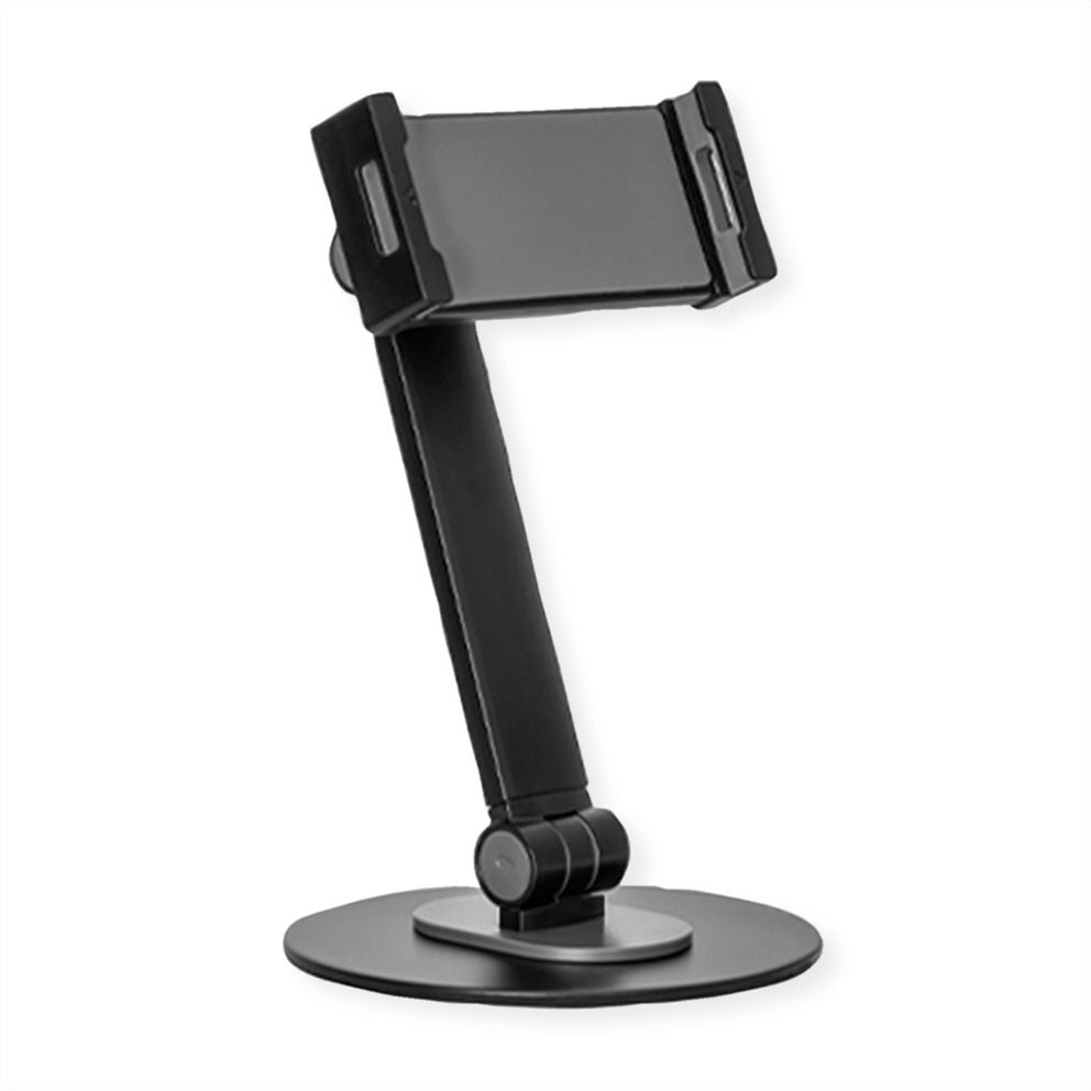 VALUE Tablet-Ständer – für Tablets 4,7–12,9″, mit Kugelgelenk, Tragfähigkeit 1 kg – Mattschwarz