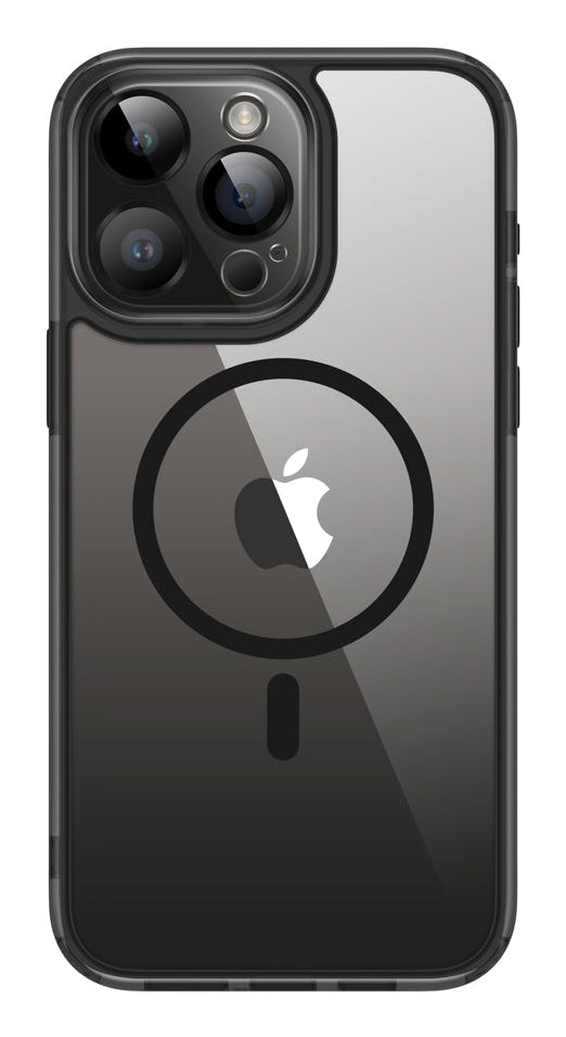 Valenta Trend MagSafe Backcover – für iPhone 15 Pro Max, Schwarz, TPU/PC
