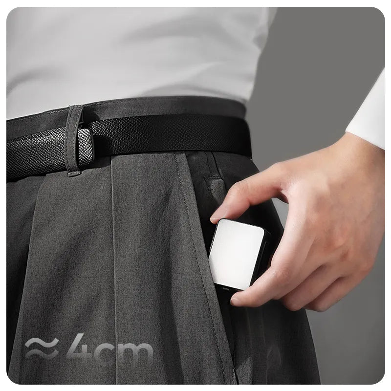Ulanzi LM001 Mini-Licht – 180 Lux, 5800 K, dimmbar, USB-Aufladung, IPX4 – für DJI Osmo Pocket 3 – Schwarz