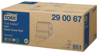 Tork Handtuchrolle – 2-lagig, weiss – 210 mm × 150 m – für H1 – Karton 6 Rollen – EU Ecolabel