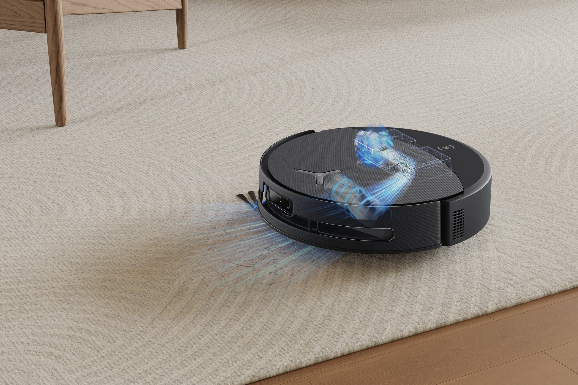 Ecovacs Saugroboter DEEBOT T90 PRO OMNI, mit Absaugstation, mit Wischfunktion – 30000 Pa, 350 min, Höhe 98 mm