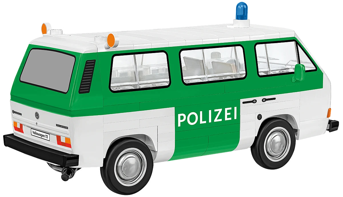 COBI VW T3 Bausatz – Polizei – ab 7 J. – Kunststoff, grün, weiss