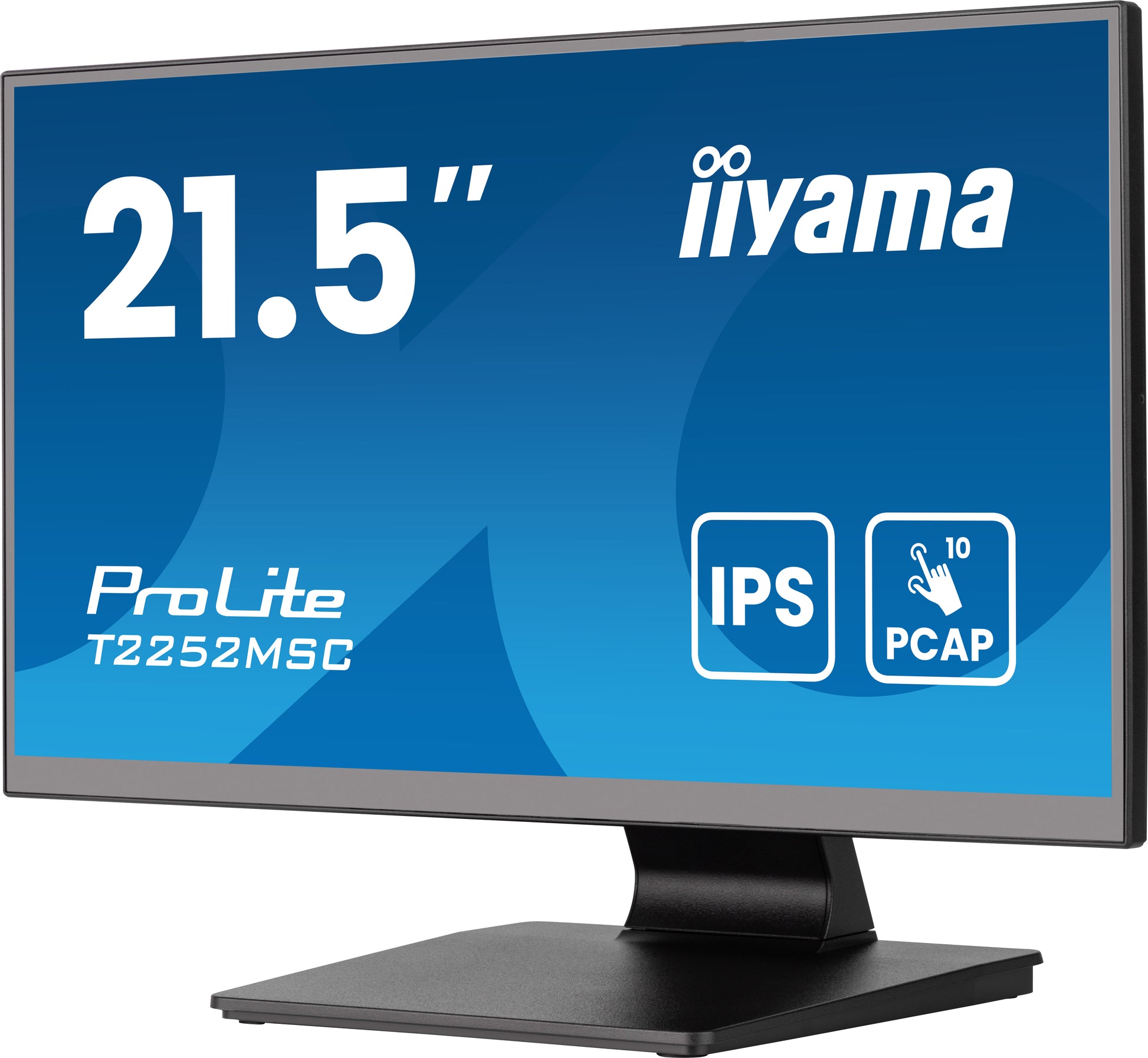 iiyama Bonded PCAP 10P – Monitor, 27", 1920 × 1080 (Full HD), IPS, Touch, 215 cd/m², HDMI, DisplayPort, Weiss