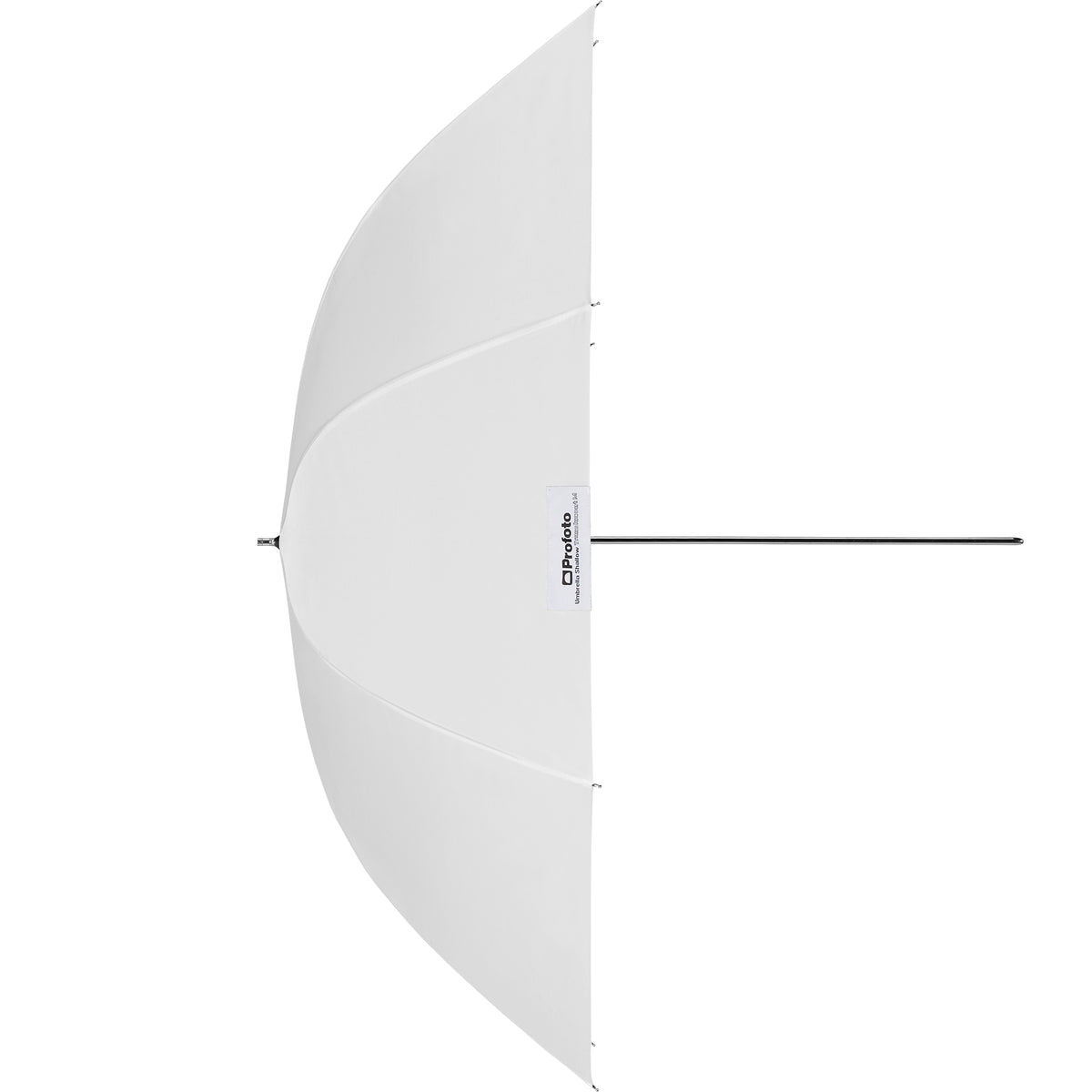 Profoto Flacher durchscheinender M Blitzschirm – 105 cm, Tiefe 280 mm, Stoff/Glasfaser – Durchscheinend