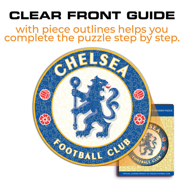 Iconic Puzzles Chelsea FC - Logo – Logikspiel, ab 10 Jahren, 180 Min