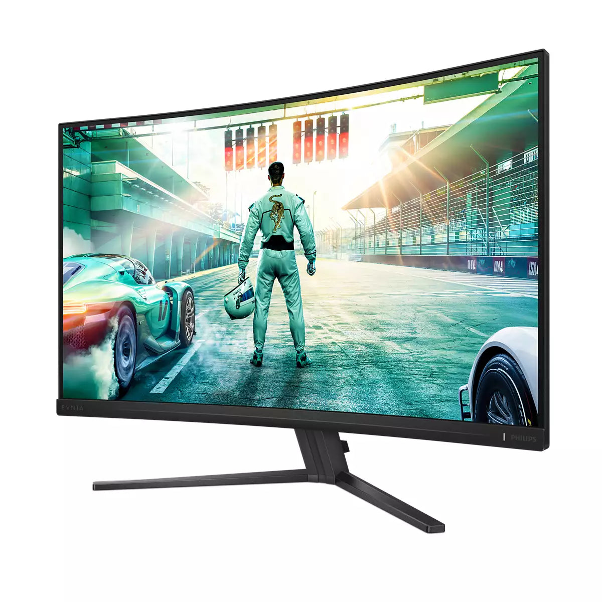 Philips 32M2C3500L/00 – Monitor, 31,5", VA, 180 Hz, 300 cd/m², Gebogen, VESA 100 × 100, Anthrazit