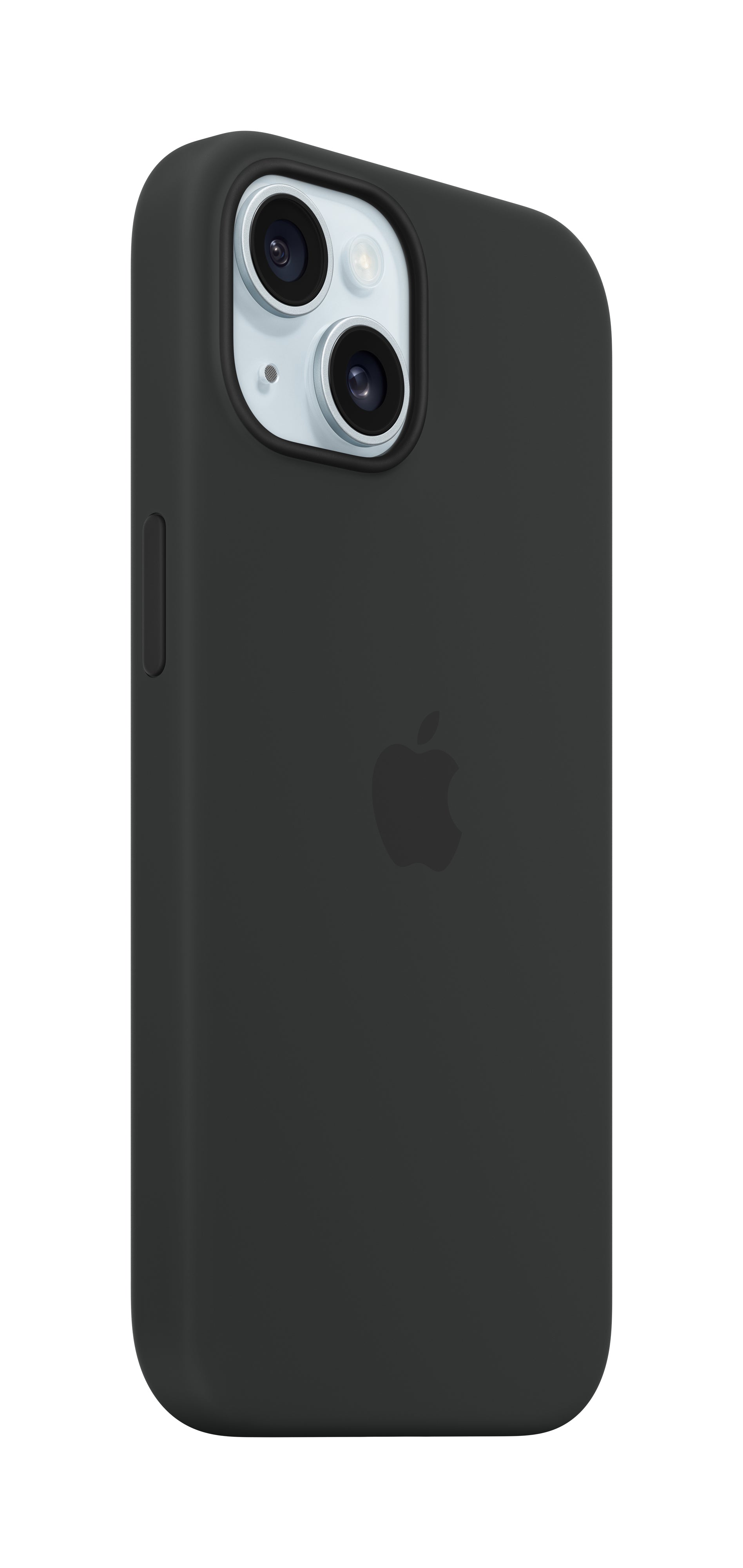 Apple Backcover – für Apple iPhone 15, MagSafe, Mikrofaser+Silikon, Schwarz