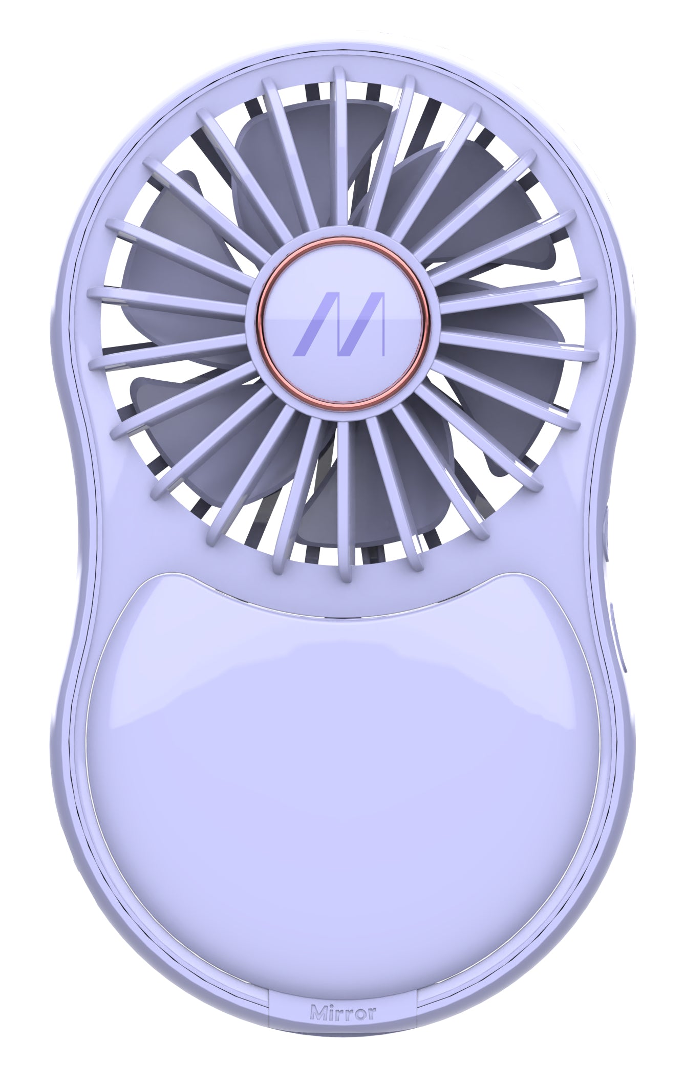 Muitomas Handventilator MIRRORFANVL – 3 Stufen, USB-C, Violett