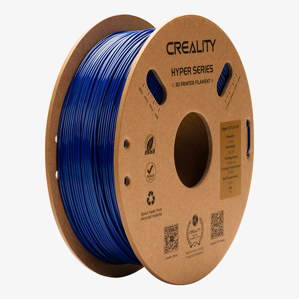Creality 3D-Drucker-Filament Hyper PETG 1,75 mm Blau, 1 kg – für Creality 3D
