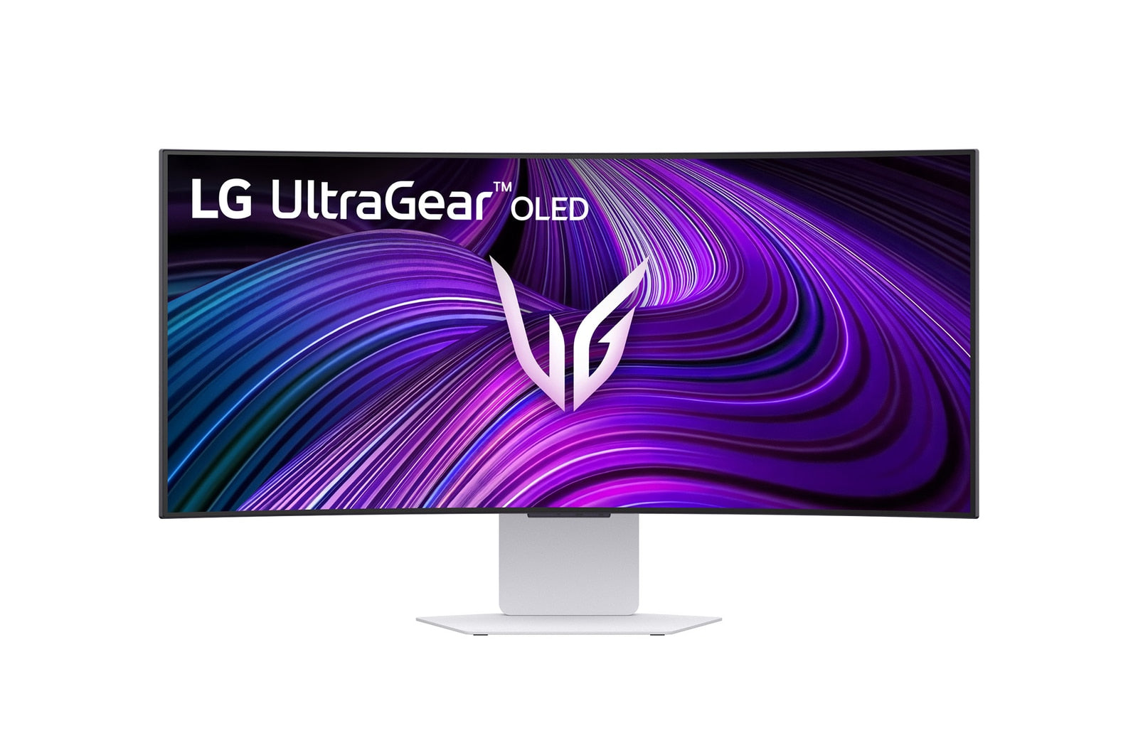 LG 34GX90SA-W – 34", Gebogen 800R, 3440 × 1440 (UWQHD), OLED, 240 Hz, USB-C 65 W, LAN, DisplayHDR 400