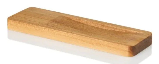 AdHoc Handknoblauchpresse, 4 × 4 × 7,5 cm, Edelstahl/Akazienholz, Braun