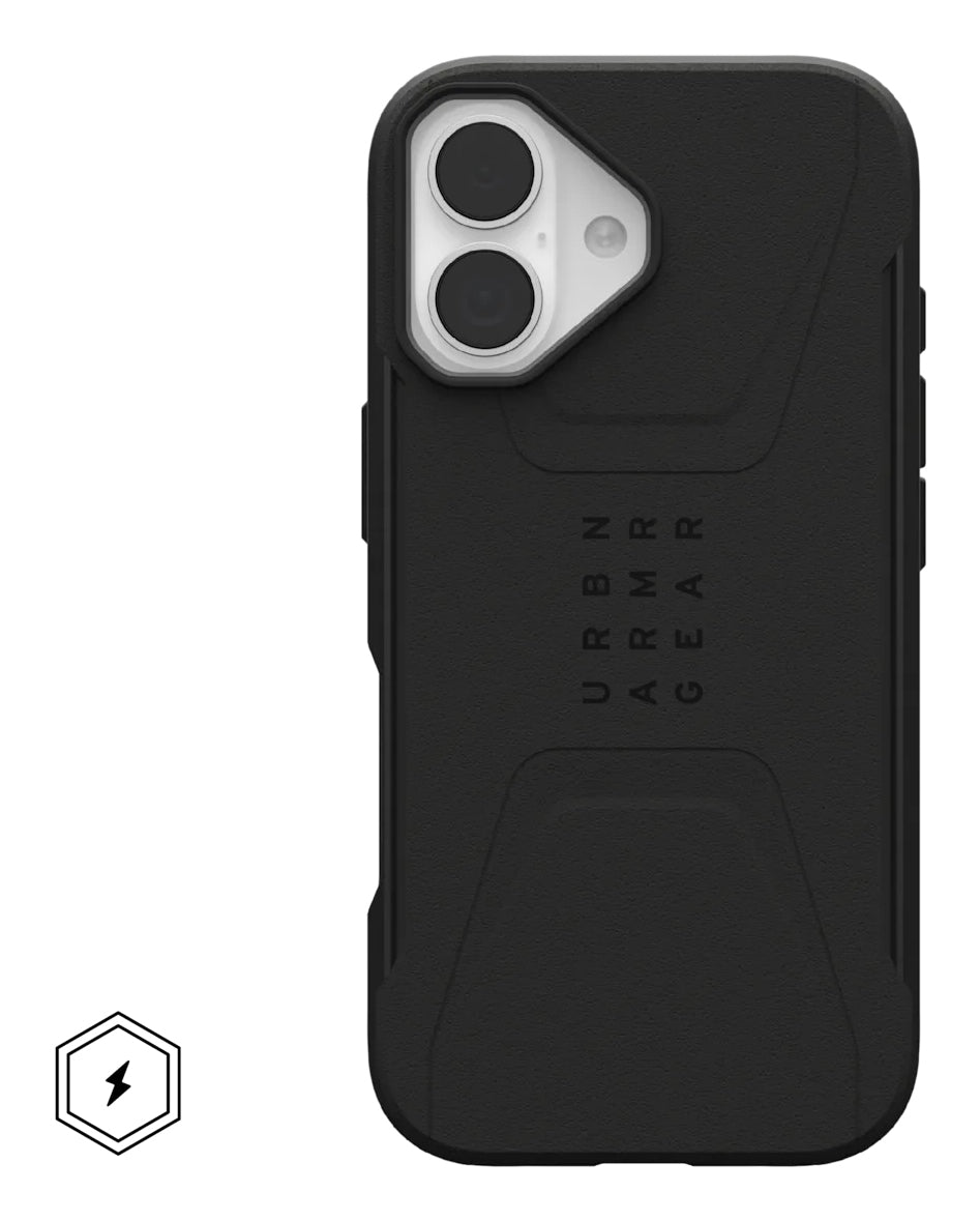 Urban Armor Gear UAG – Backcover Civilian MS – für Apple iPhone 17 – schwarz – PC