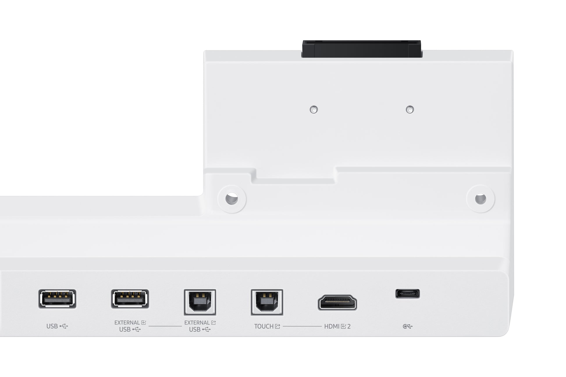 Samsung CY-TF65BBC – Fach für Konnektivität, 1× HDMI, 2× USB-A/1× USB-B/1× USB-C, für Samsung WM65B