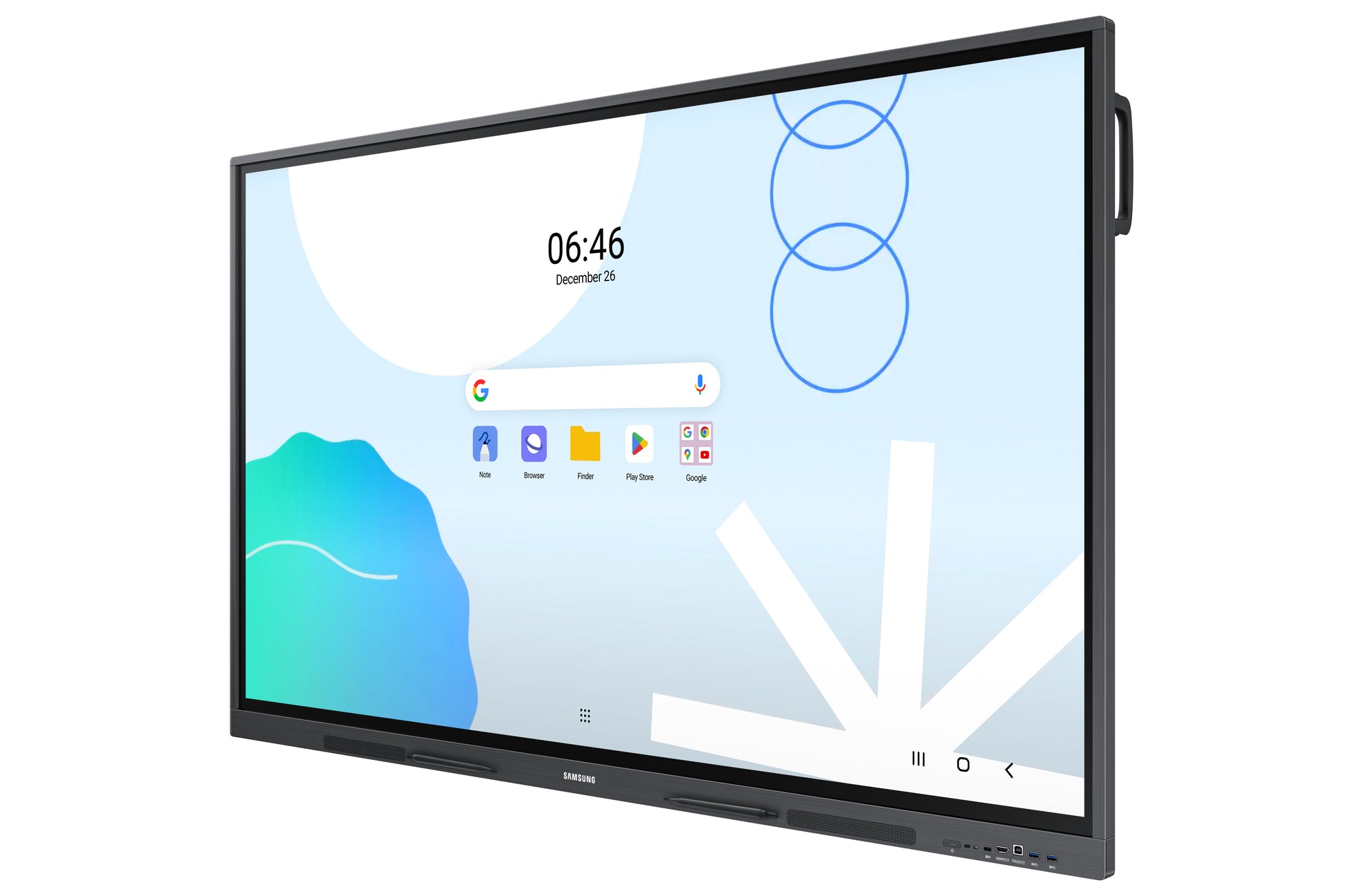 Samsung WA65D – 65" Touch, 3840 × 2160 (4K), IPS, LAN