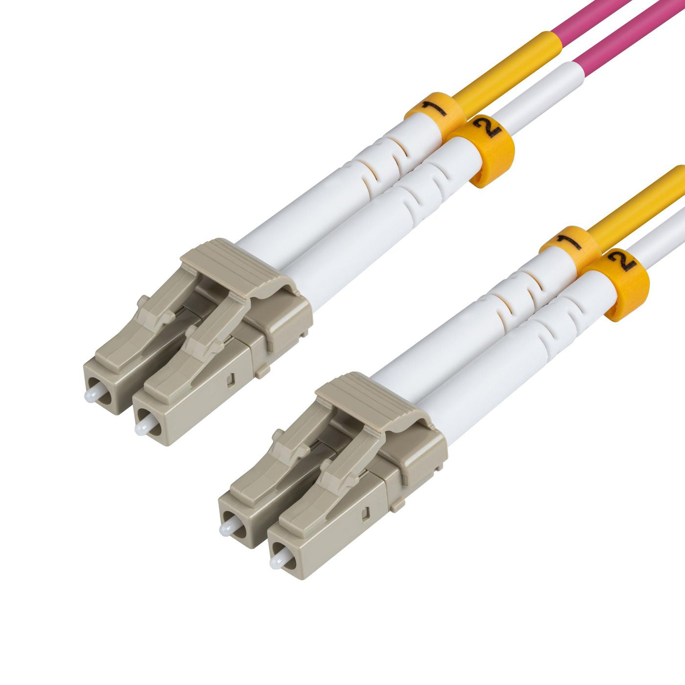 Microconnect LWL-Patchkabel – LC–LC, Multi-Mode (OM4), 20 m, LSZH, Violett
