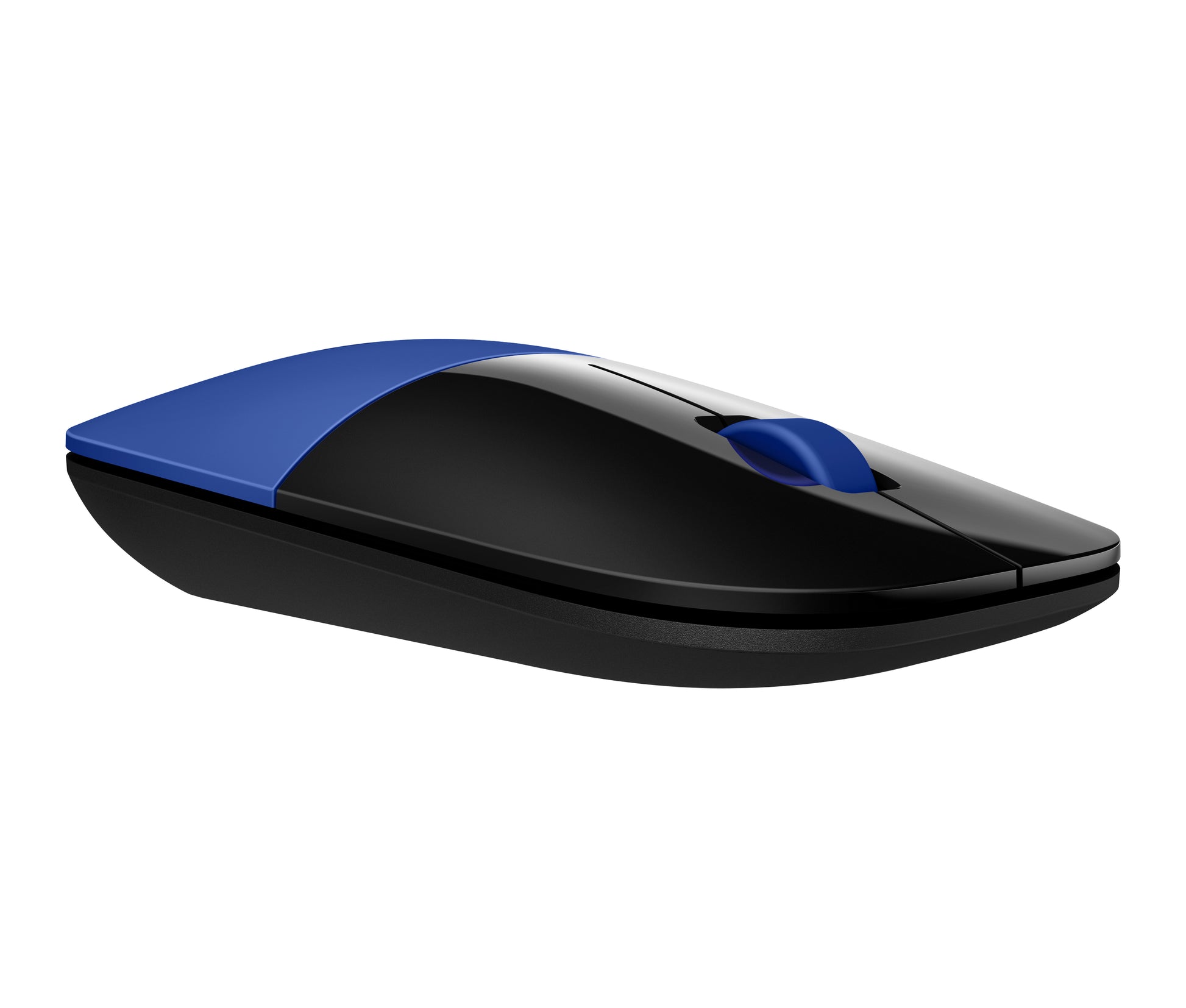 HP Z3700 – Maus – Kabellos (2,4 GHz), 1200 DPI, beidhändig, Schwarz, Blau