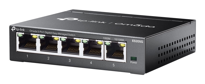 TP-Link Omada ES205G – Managed Switch – 5× 1G, Wandmontage