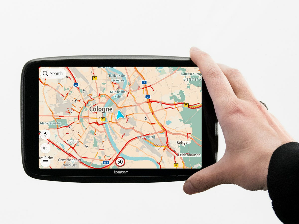 TomTom GO Navigator 2. Gen. 7 – 7" GPS-Navigator, Multitouch, 32 GB, Schwarz