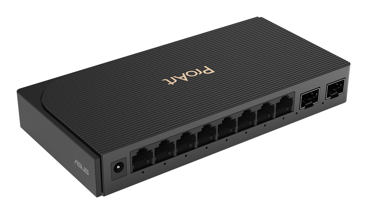 ASUS PQG-U1080 – Unmanaged Switch – 8× 2.5G, 2× SFP+, Desktop