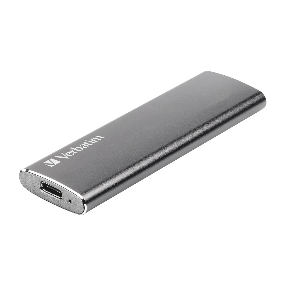 Verbatim Vx500 – 240 GB Externes SSD, USB-C 3.2 Gen 2, 500 MB/s, Silber