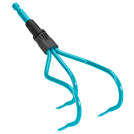 Gardena Handkultivator Combisystem – 3 Zinken, Arbeitsbreite 100 mm – für GARDENA Combisystem-Griffe