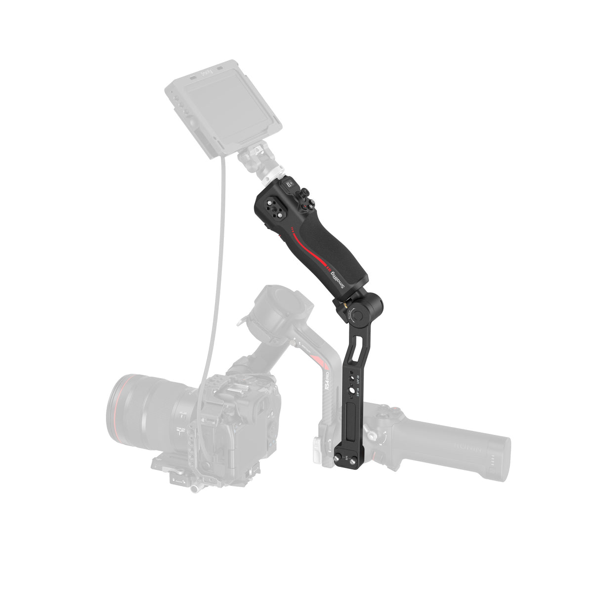 SmallRig 4326 Griff – Focus-Control Sling Handle – für DJI RS 2, RS 3 Pro, RS 4 Pro – Schwarz
