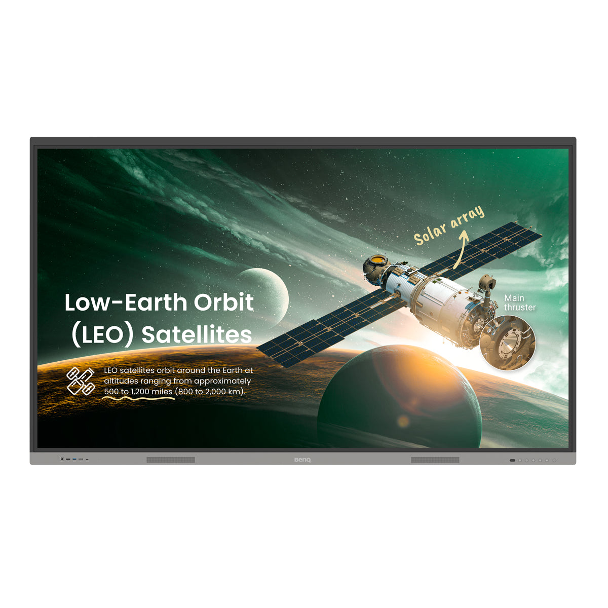 BenQ RE6503A – Interaktives Display, 65", Touch, Schwarz