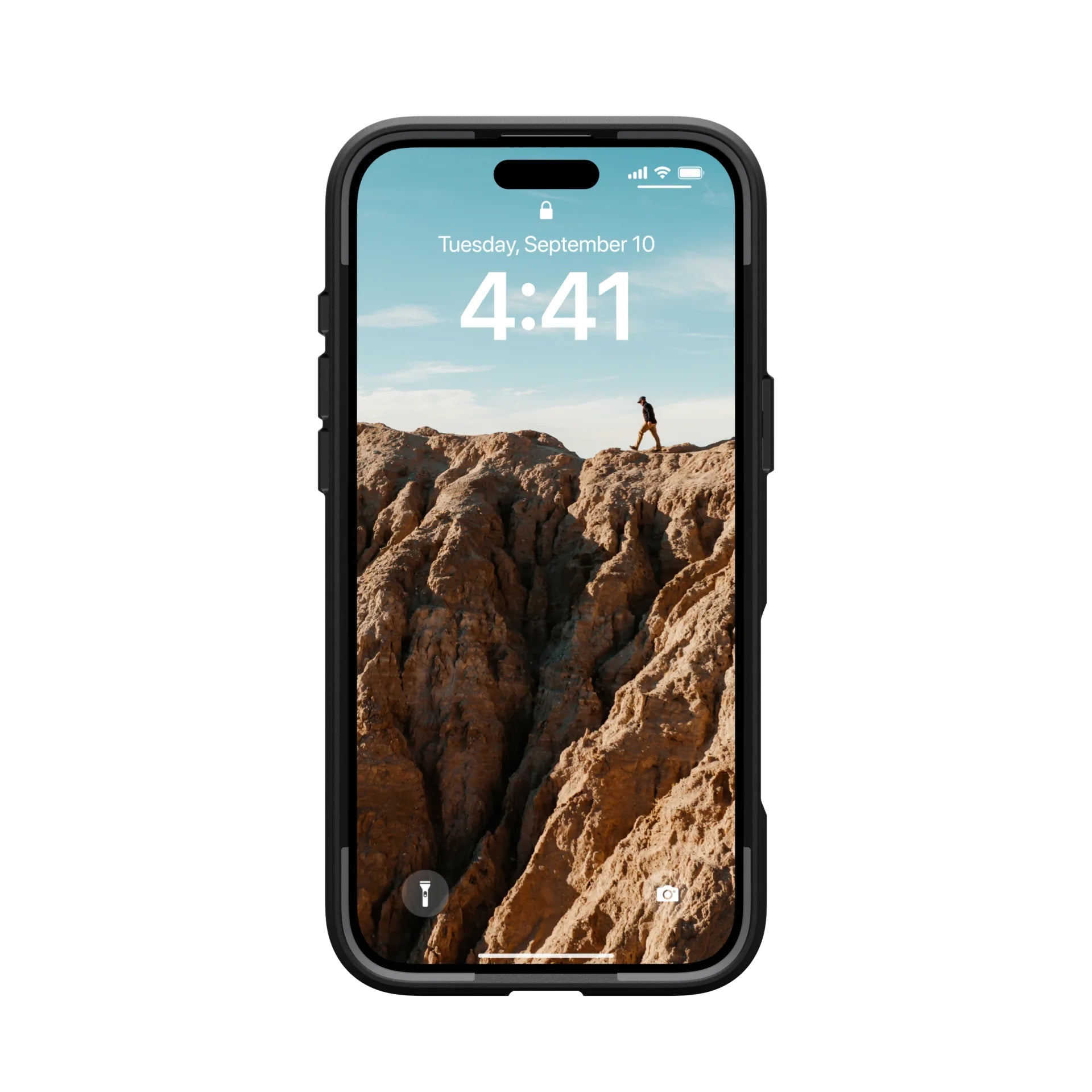Urban Armor Gear UAG – Backcover Civilian – für Apple iPhone 16 Plus – schwarz – MagSafe-kompatibel