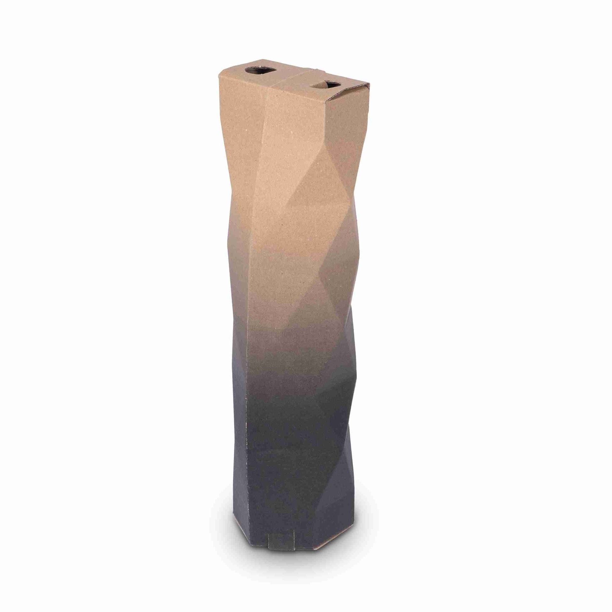 Geschenkbox Edgy-Box Wellpappe – 84 × 362 × 84 mm – für 0,75 l Flasche – 1 Palette (6'600 Stk.)