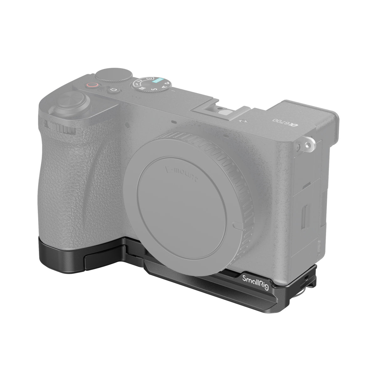 SmallRig 4338 Montageplatte – Schnellfreigabesystem, 1/4", 3/8" – für Sony A6700 – Schwarz
