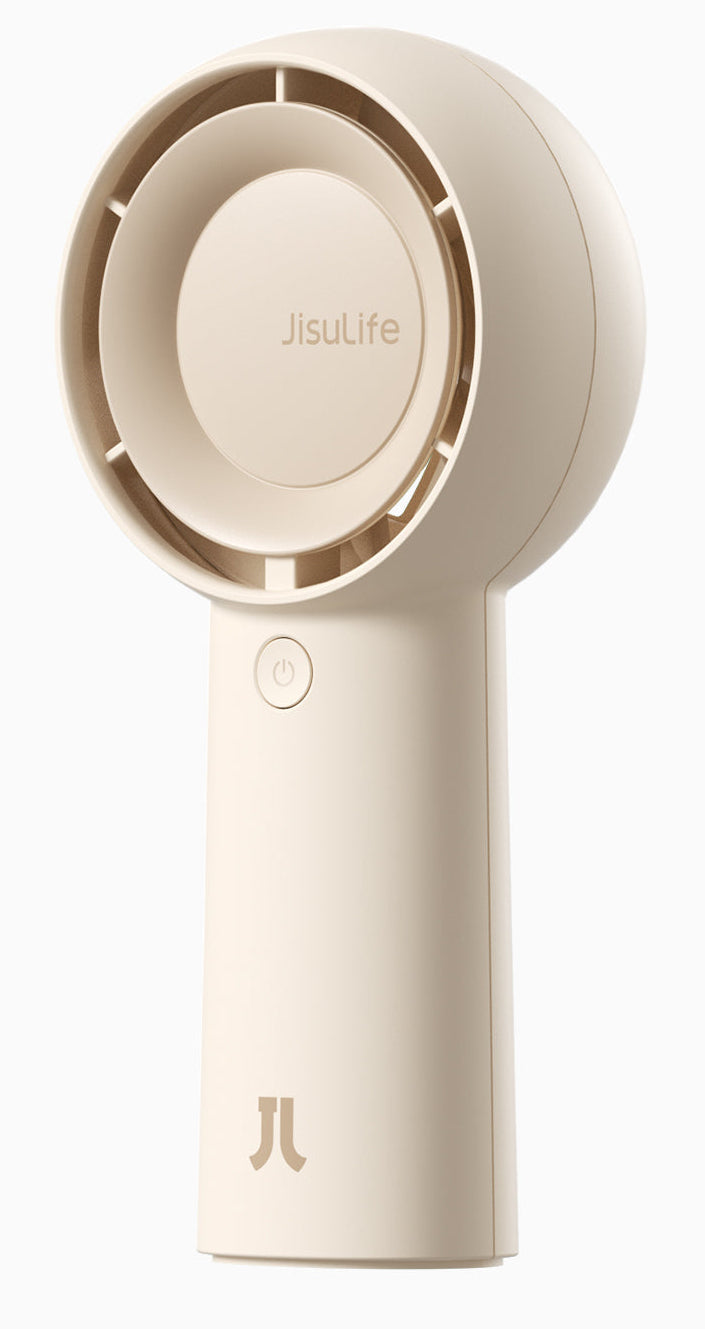 JisuLife Handventilator Life 5 Plus – 5 Stufen, 4000 mAh, USB-C, 16 h, Braun