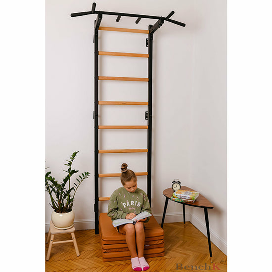 BenchK Fitnessmatte – 60 × 180 cm, 8 cm dick – braun
