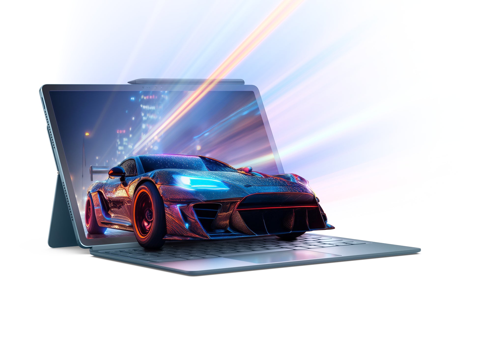 Lenovo Yoga Tab Plus – 12,7", 256 GB, 16 GB RAM, Wi‑Fi, Türkis, IP53
