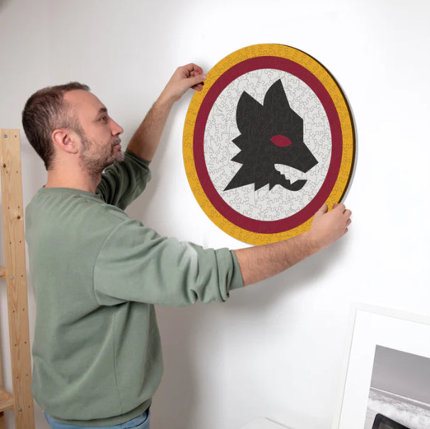 Iconic Puzzles AS Roma - Lupetto Logo – Logikspiel, 1 Spieler, ab 10 Jahren