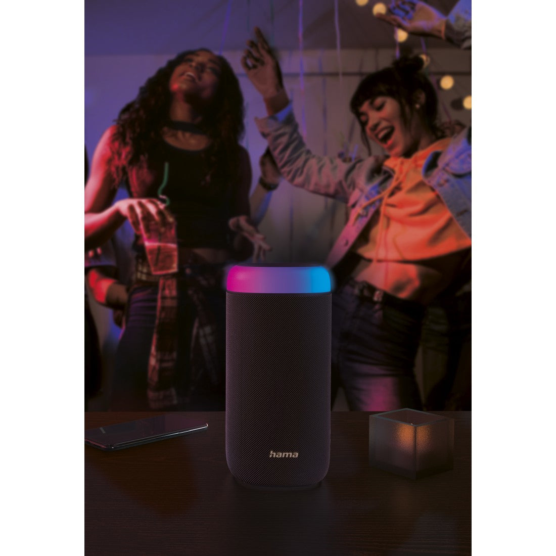 Hama Shine 2.0 – Bluetooth-Lautsprecher – 30 W, IPX4, 12 h – Schwarz