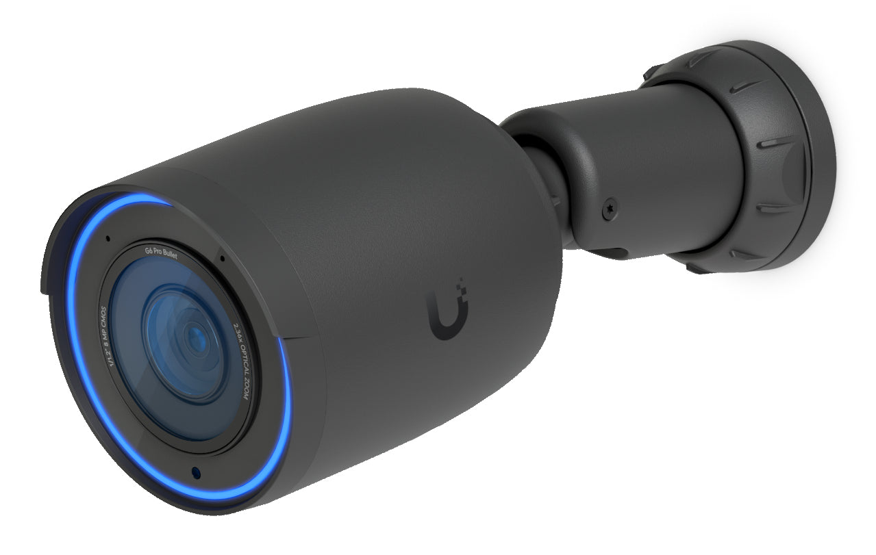 Ubiquiti G6 Pro Bullet Kamera – 4K, 30 fps, 3× optischer Zoom, schwarz