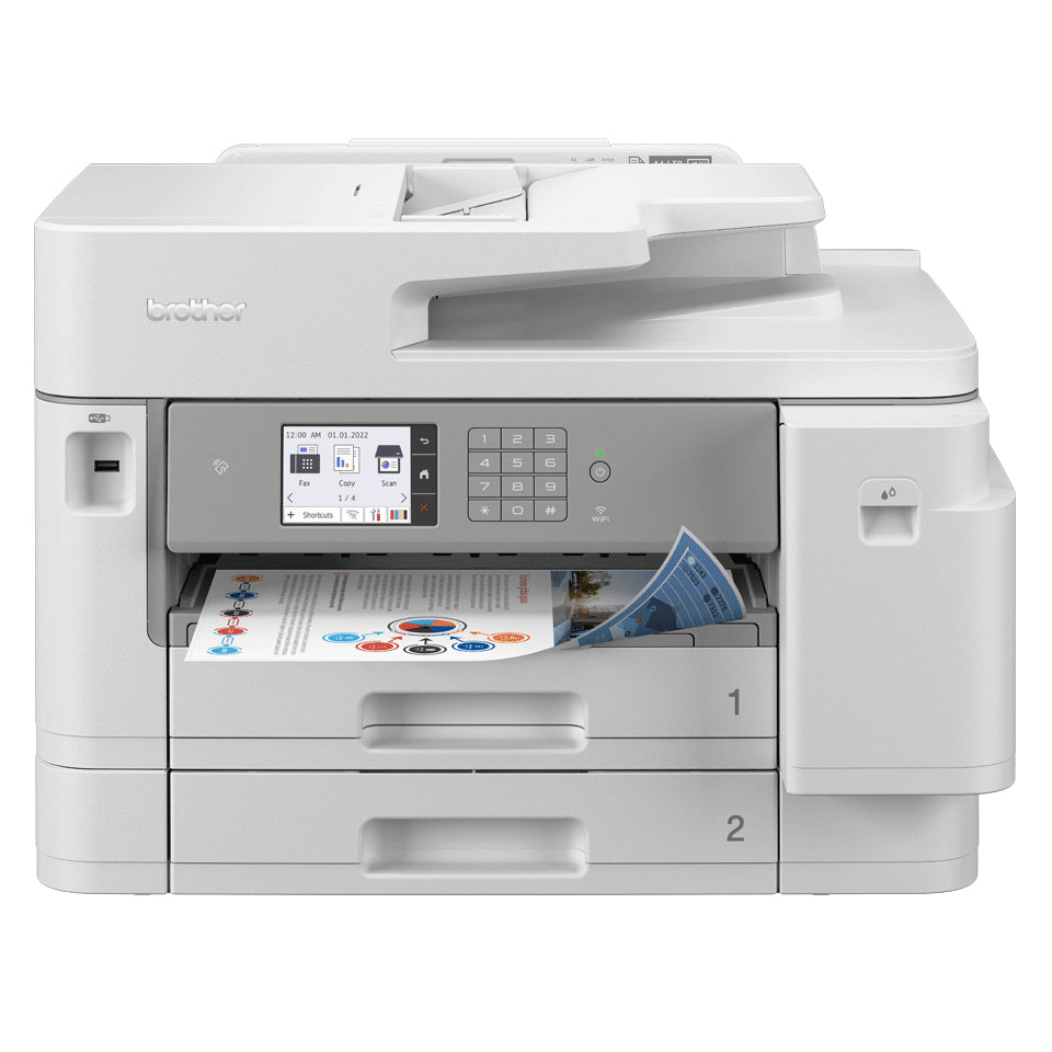 Brother Mfc-J5955Dw – Farbtintenstrahl-Multifunktionsdrucker, A3, 4-in-1, Duplex, ADF, WLAN/LAN, AirPrint