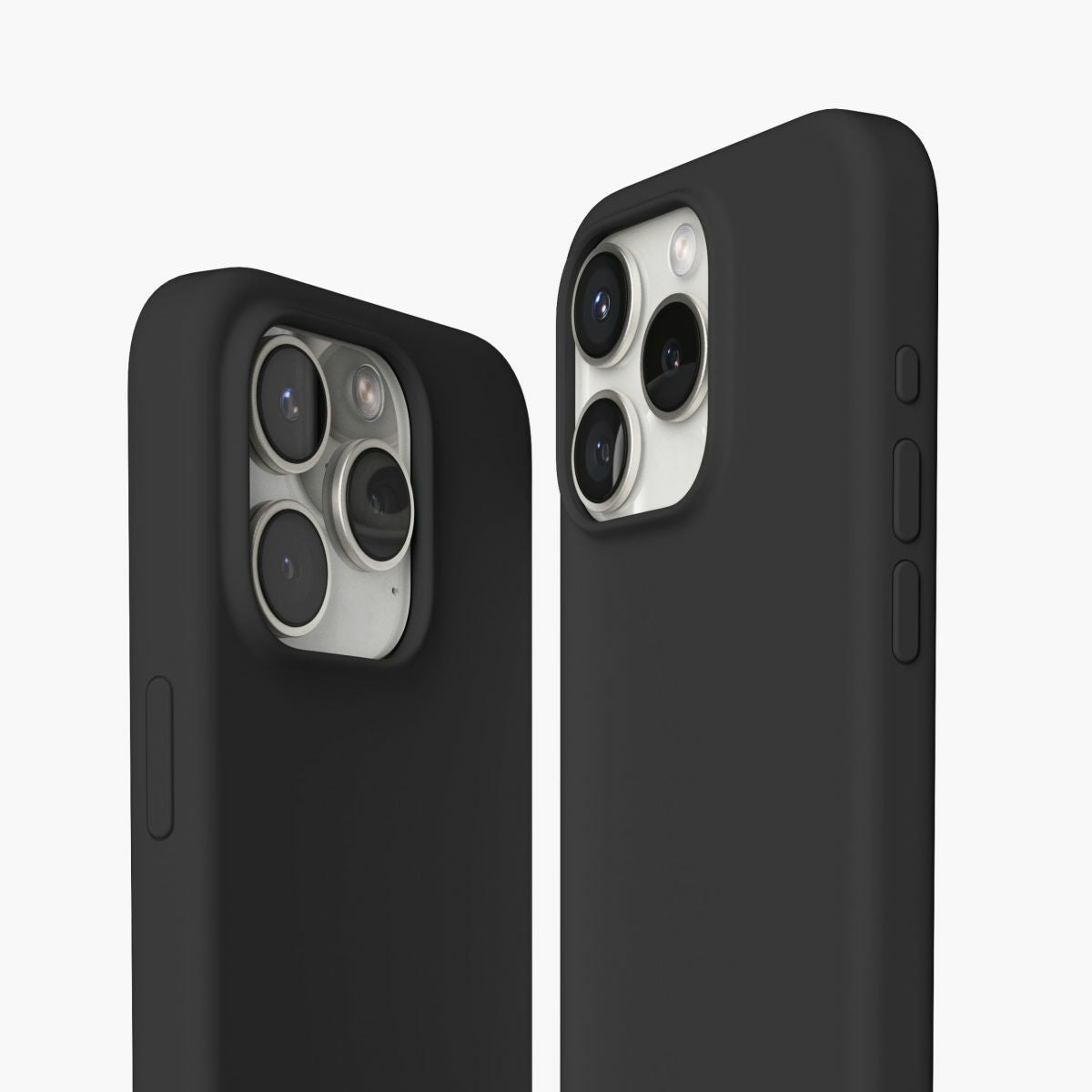 Vonmählen Backcover – für Apple iPhone 15 Pro – MagSafe, Silikon+PC, Schwarz