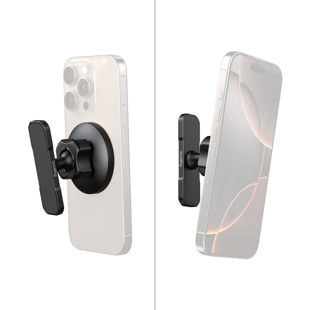 SmallRig Tischständer, 360° drehbar, für MagSafe – universal – Schwarz, Aluminium