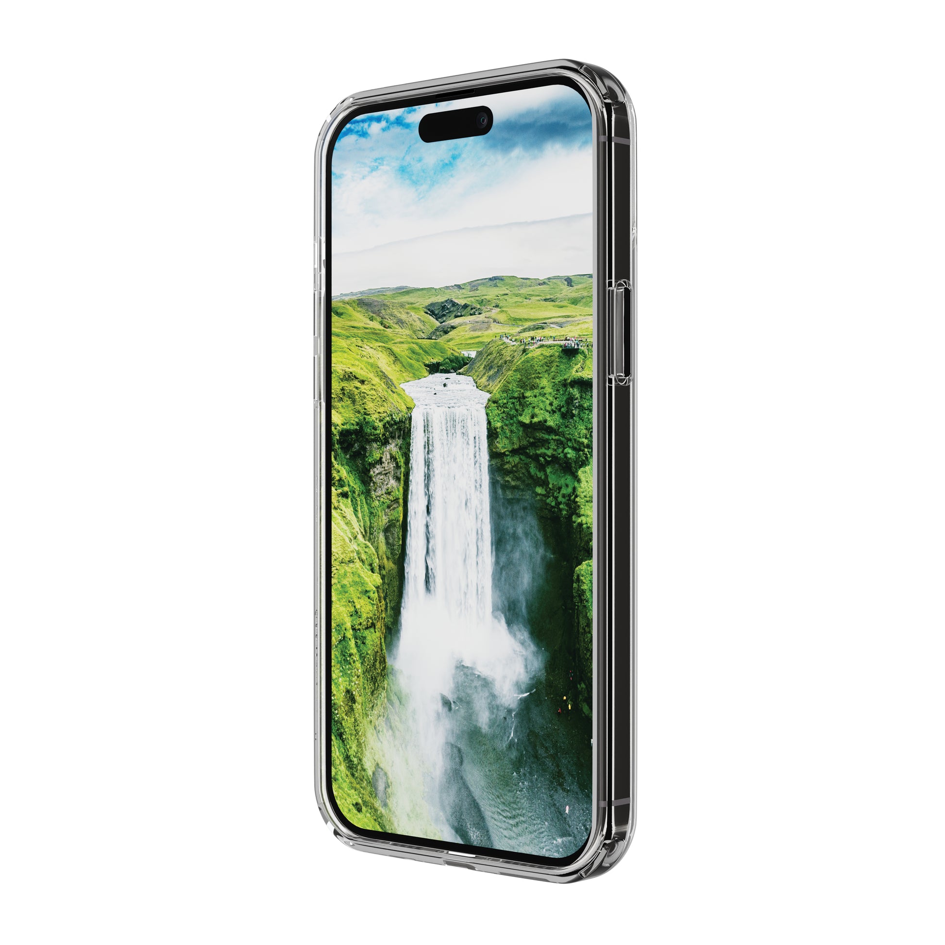 dbramante1928 Iceland Backcover – für Apple iPhone 15/15 Plus, MagSafe, Kunststoff, Transparent