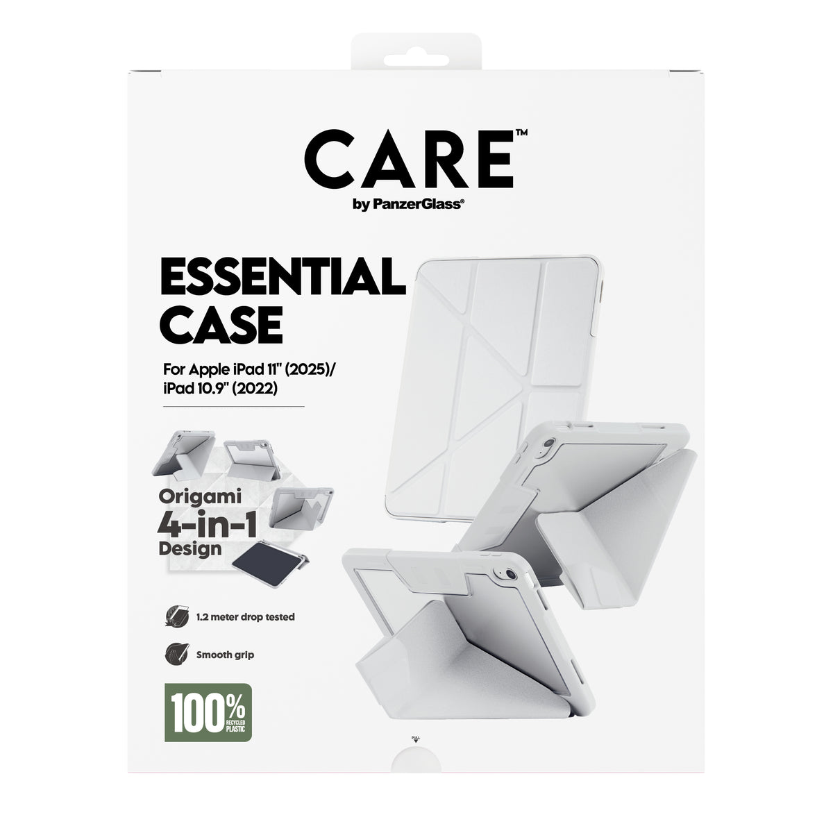 PanzerGlass Tablet-Hülle für iPad 11" (11. Gen.), iPad 10,9" (10. Gen.) – Hellgrau