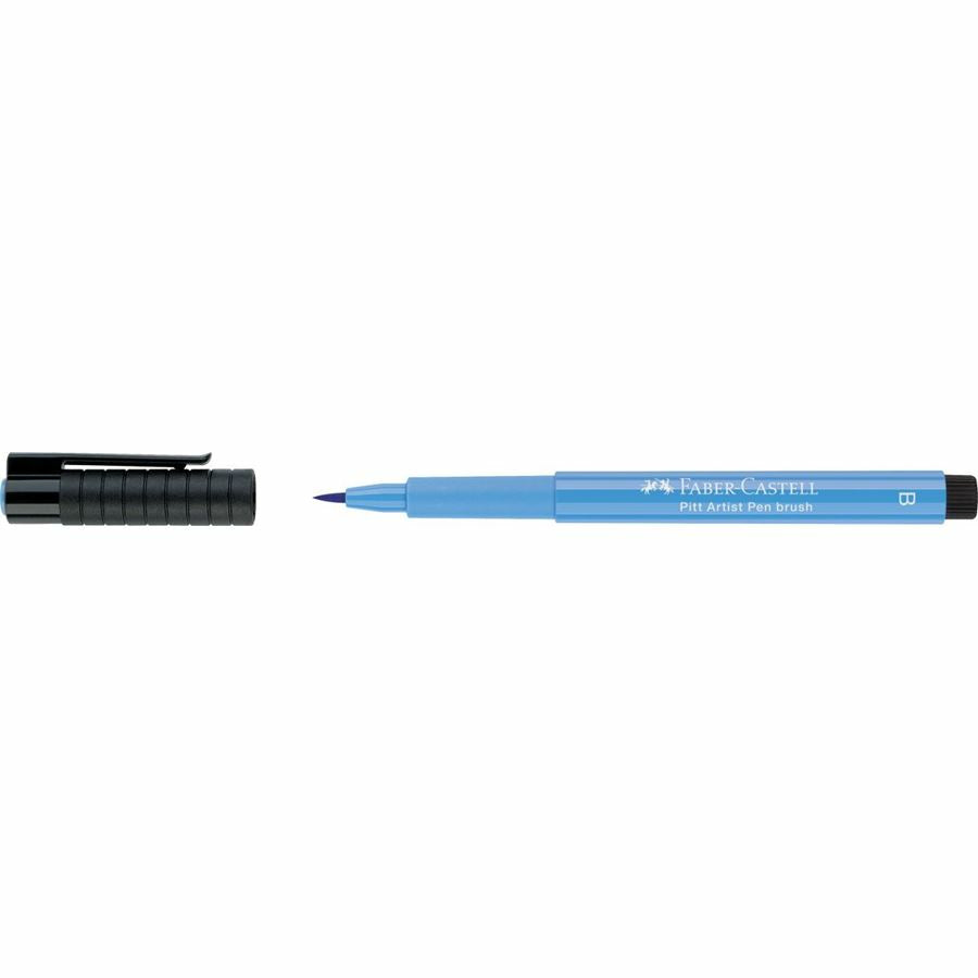 Faber-Castell Pitt Artist – Pinselstift, 2,5 mm, pigmentiert, wasserfest, smaltblau