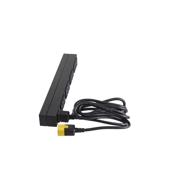 APC Basic PDU Rack, Einphasig 3680 W – C13×12, Eingang IEC C20, 16 A 208/230 V, 2,5 m – schwarz