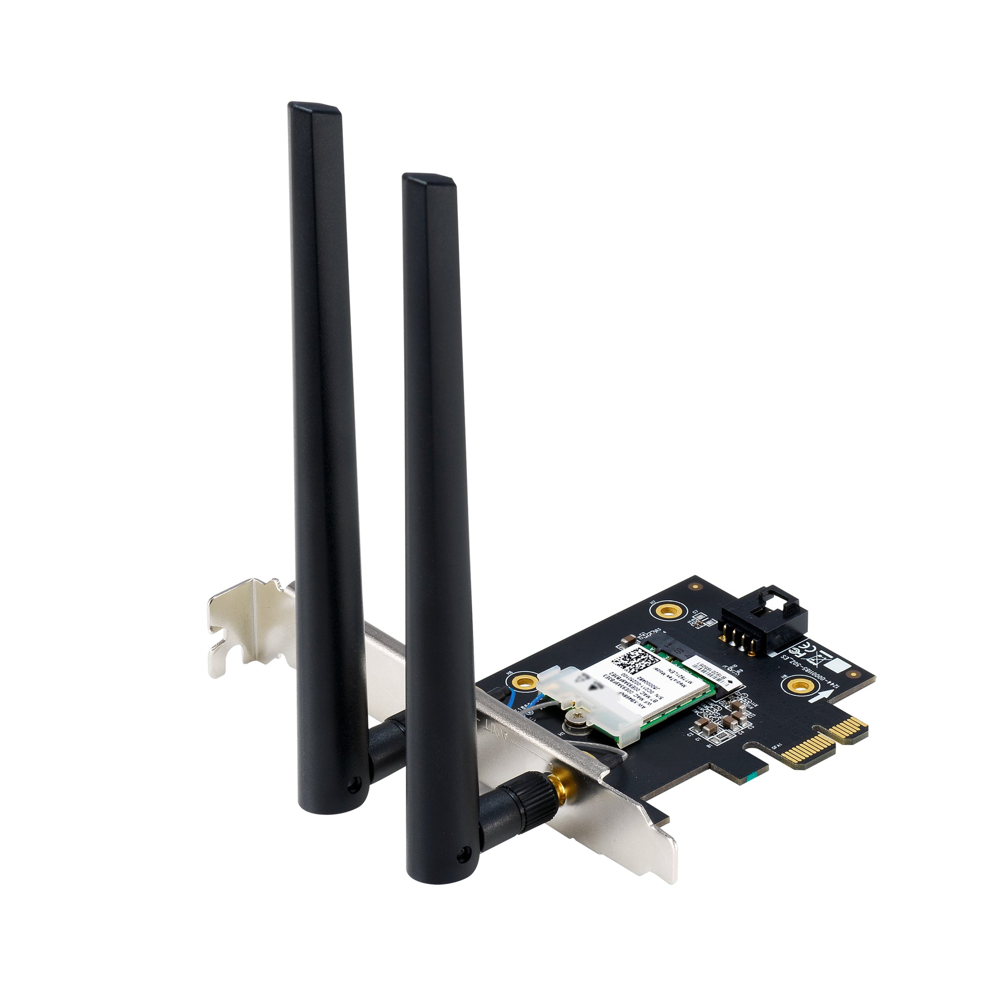 ASUS PCE-BE6500 – WLAN-Karte (Wi-Fi 7), Tri-Band (2,4/5/6 GHz), 2882 Mbit/s, PCI Express, Bluetooth 5.4, für P