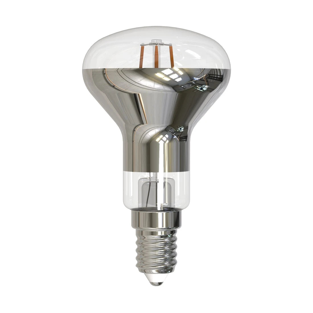 Hama LED-Reflektor E14 R50 – 320 lm, 2,2 W, Warmweiss 2700 K, 320° – IP20 – 1 Stk. – Weiss/Glas – 00232539