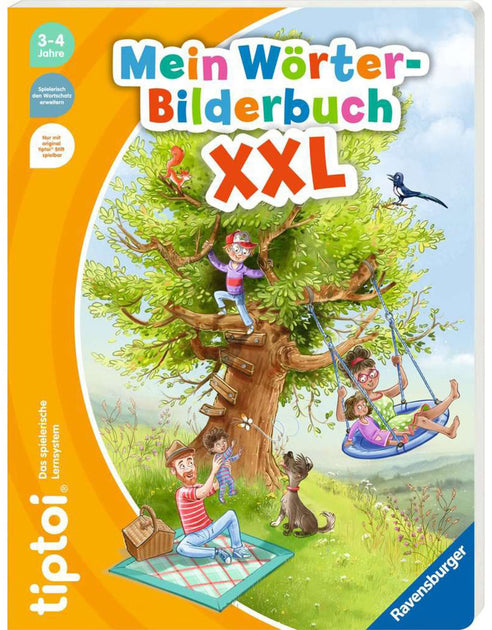 Ravensburger Lernbuch – tiptoi Mein Wörter-Bilderbuch XXL, Hardcover, Deutsch, 3–4 Jahre