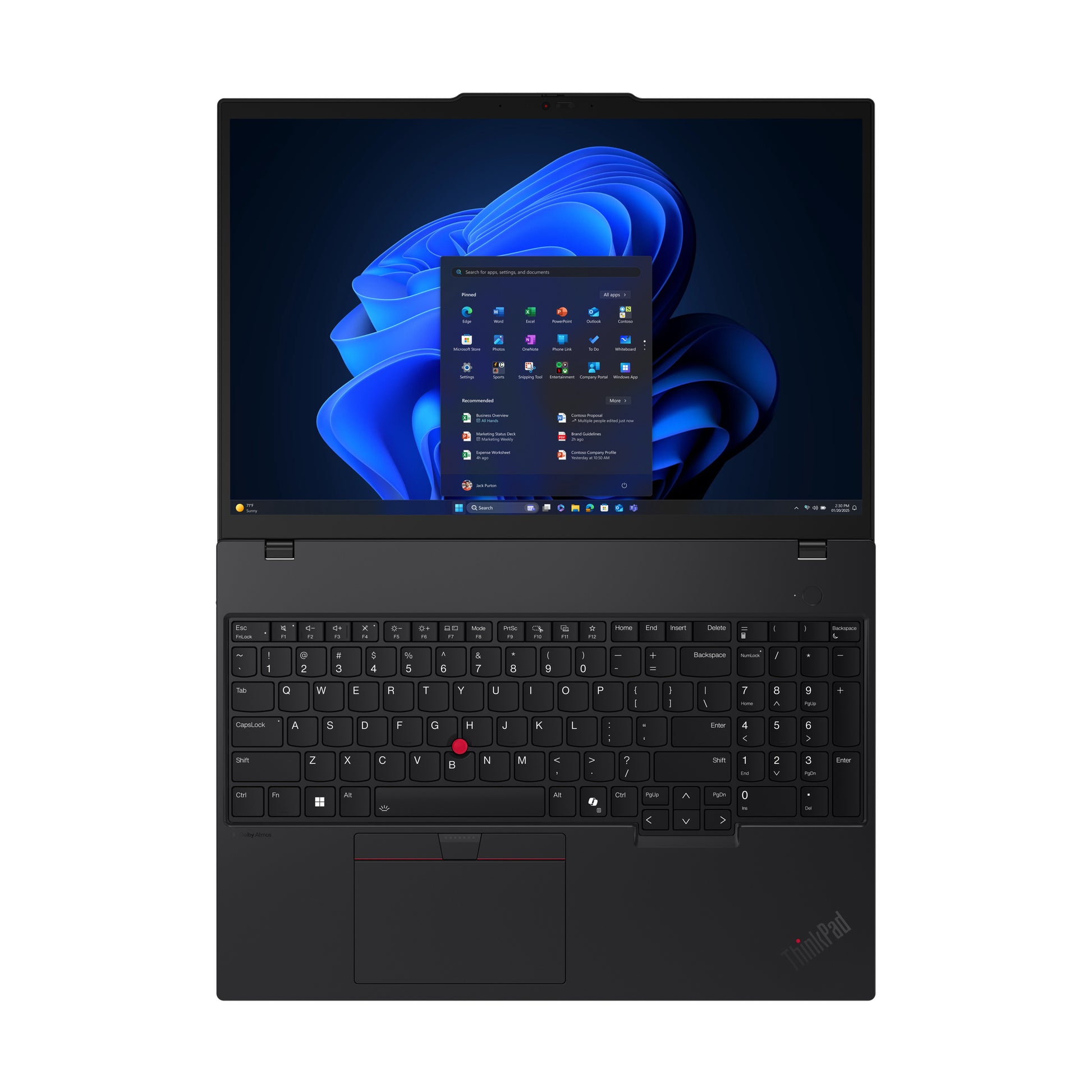 Lenovo ThinkPad T16 Gen 4 – 16" WUXGA, Core Ultra 5 226V, 16 GB, 512 GB SSD, Win 11 Pro, QWERTZ (CH)