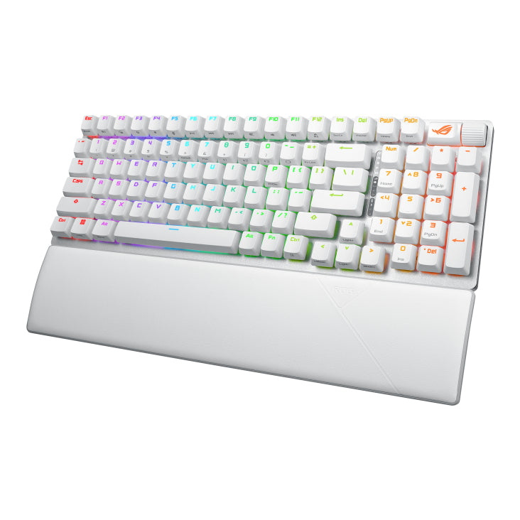 ASUS X901 Scope II 96 – Gaming-Tastatur 96% – Mechanisch – Bluetooth & 2,4 GHz – RGB – Weiss